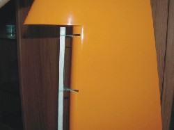 rudder with ready builded hinges